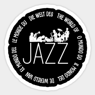 The World Of Jazz Sticker